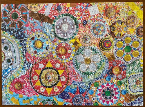 Eurographics Puzzle Thai Mosaics 1000 Pieces Complete Beautiful! - Picture 2 of 3