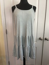 NWT Wild Fable Light Blue Ruffle Dress Size XL