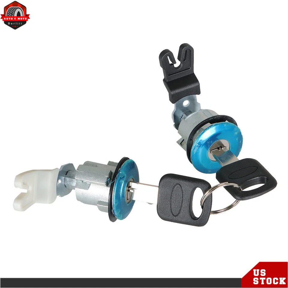 Kit de cilindro de bloqueo de puerta delantera Econoline para Ford Ranger Explorer E-350 1993-1995 Foto 3 de 4