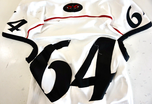 CINCINNATI BEARCATS 2012 NCAA Football GAME WORN adidas Jersey #64 size Large - Picture 5 of 7