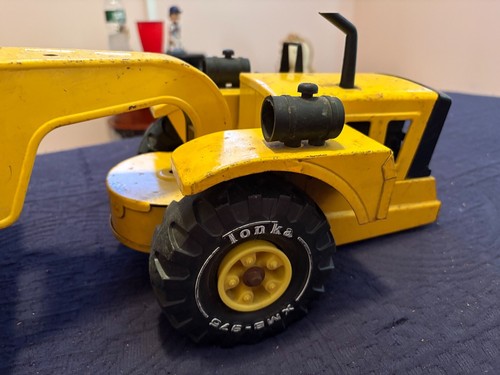 VINTAGE YELLOW MIGHTY TONKA SCRAPER - Imagen 7 de 11