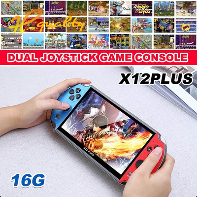 X12 Plus Spielekonsole 7'' 16GB Retro Handheld Portable 883 Spiele Video Konsole