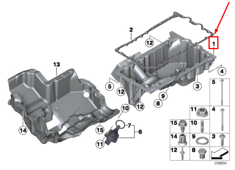 NEU BMW 3 F30, F80 MOTORÖLPFANNE 11137601942 7601942 ORIGINAL | eBay 