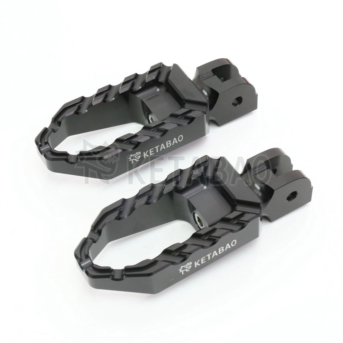 Black BUZZ CNC Front Foot Pegs Wide For GSF 650 Bandit 07-13 Black BUZZ CNC Front Foot Pegs Wide For GSF 650 Bandit 07-13