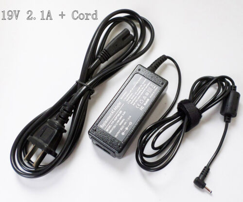 40W AC Adapter Battery Charger for Asus Eee PC 1001HA 1001P 1001PX + Power Cord - Afbeelding 1 van 3