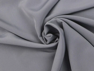 KHOSHIBO Chiffon Stoff leicht gekreppt weich fließend Bluse GRAU EUR 9,98/m - Bild 1 von 2