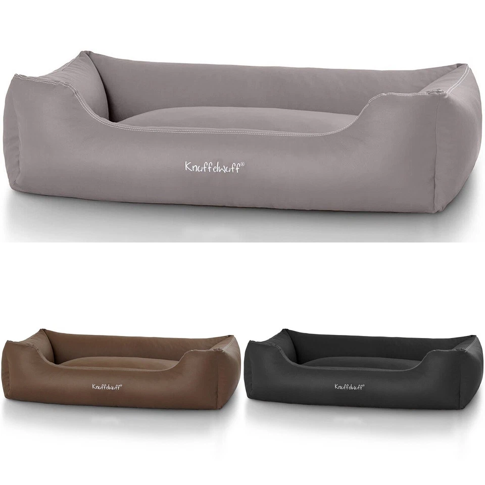 KNUFFELWUFF Hundebett Hundekorb Hundesofa Sidney Kunstleder mit hohem Wohlfühlfaktor
