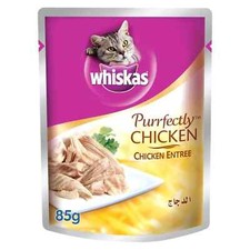 Whiskas Purrfectly Chicken Entree Wet Cat Food 85g Free Shipping Worldwide
