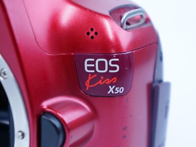 Canon Digital SLR Camera DS126291 Eos Kiss X50 Red Body Only From
