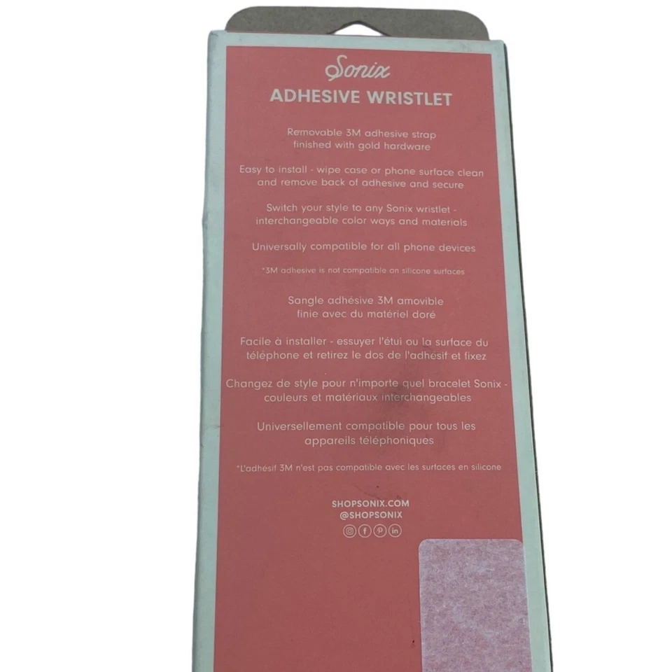 Sonix клейкий кошелек с ремешком на запястье съемный 3M золотой фурнитура универсальные смартфоны - Изображение 2 из 4