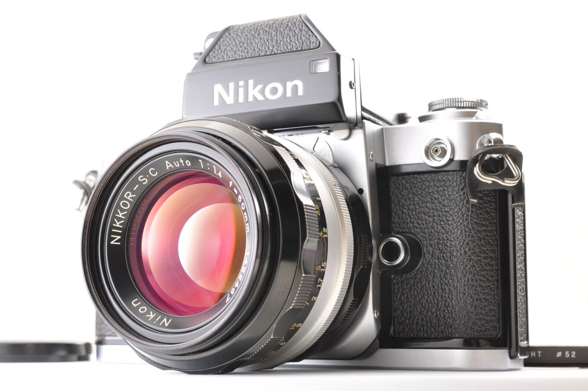 Nikon F2 Photomic Silver Film Camera DP-1 /S.C 50mm F1.4