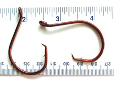 500 GT 2X Red Offset Circle Fish Fishing Hooks size 8/0 - 500 hooks 7384