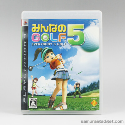 PS3 Everybody's Golf 5 apan Minna no Golf 5 from japan 
