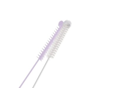 2 Spazzole Per Cannucce In Silicone – 24 Cm, Extra Lunghe Per Bottiglie E Fessure – Colore Blu