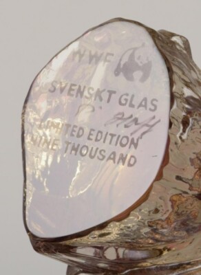 kosta boda　作家Paul hoff Paul Hoff for Kosta Boda / Svenskt Glas, four figurines in art