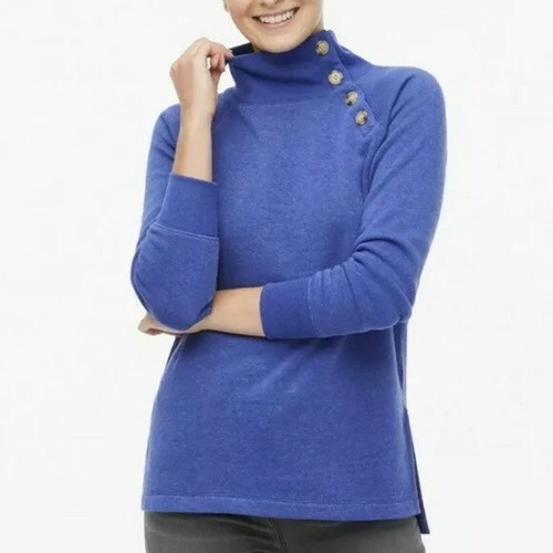 J Crew Wide Button Color Pullover 