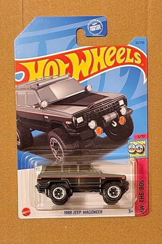 Hot Wheels 1988 Jeep Wagoneer – HW: The '80s Serie, Short Card, Grau, Sammler-Modellauto