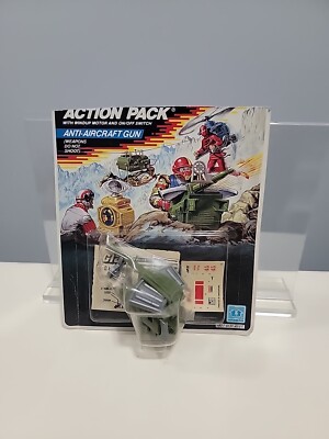 GI Joe 1987 Anti-Aircraft Gun Action Pack With Windup Motor Hasbro 