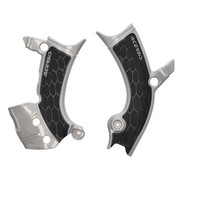 Acerbis X-Grip Rahmenprotektoren Grau Schwarz FüR Yamaha Yz 450 F 2023-2025