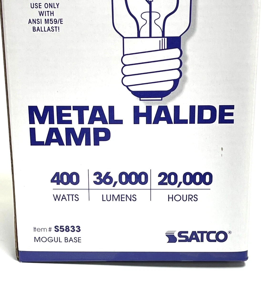 400 watt metal online halide light fixture