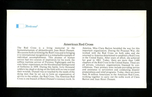 US FDC #1910 Fleetwood 1981 Washington DC American Red Cross medical - Picture 2 of 2