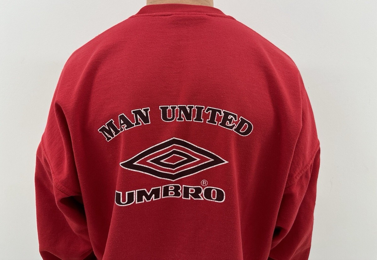 Vintage Manchester United 1990s Umbro Training Sweatshirt
