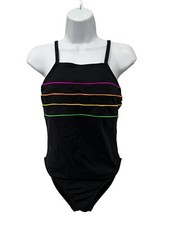 Vintage Concepts Sirena Womens Swimsuit Size 14 Made In USA Black