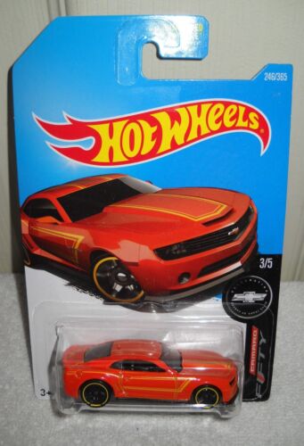 #9732 NRFC Mattel 2013 Hot Wheels Chevy Orange Camaro Edizione Speciale - Foto 1 di 2