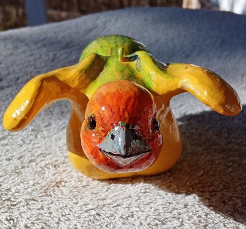 5" L . James Mead Ice Fishing Decoy Saffron Finch One Of A Kind . - Picture 2 of 10