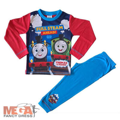 Offizieller Thomas & seine Freunde Zug Schlafanzug Jungen Figur Schlafanzug Kleinkind 2-5 Jahre Neu