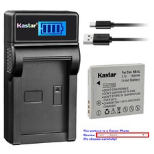 Kastar Battery LCD Charger for Canon NB-4L NB-4LH  Canon PowerShot SD600 SD630