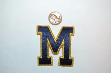 Michigan Wolverines 2 1/8 "M" Alternate Logo Patch College