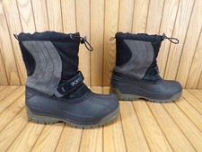 SPORTO Boys WATERPROOF INSULATED WINTER SNOW BOOTS Youth Big Kids Size 4