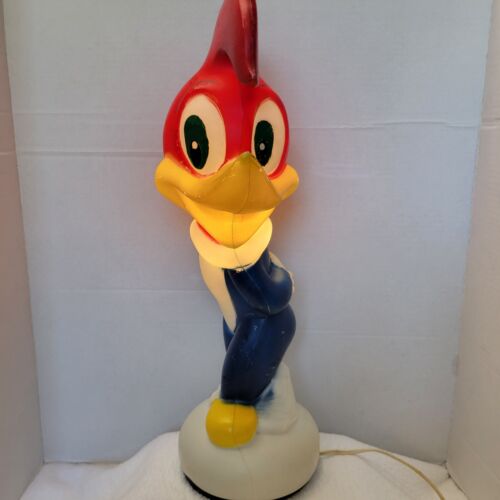 Vtg Woody Woodpecker Lamp Walter Lantz Empire Carolina Enterprise 20" Blow Mold - Picture 18 of 24