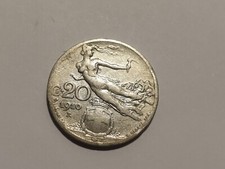 Kingdom of Italy Vittorio Emanuele III 20 Centesimi Libertà Librata 1910