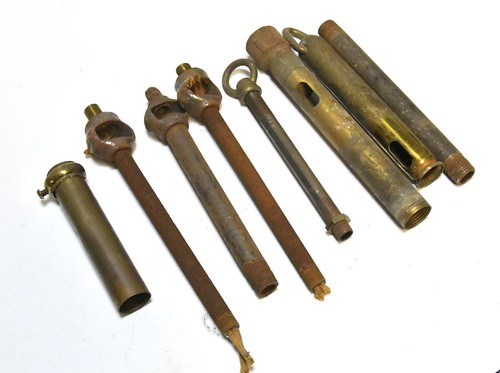 8 VINTAGE VARIOUS SIZE DOWNROD LIGHT PART - Picture 2 of 3