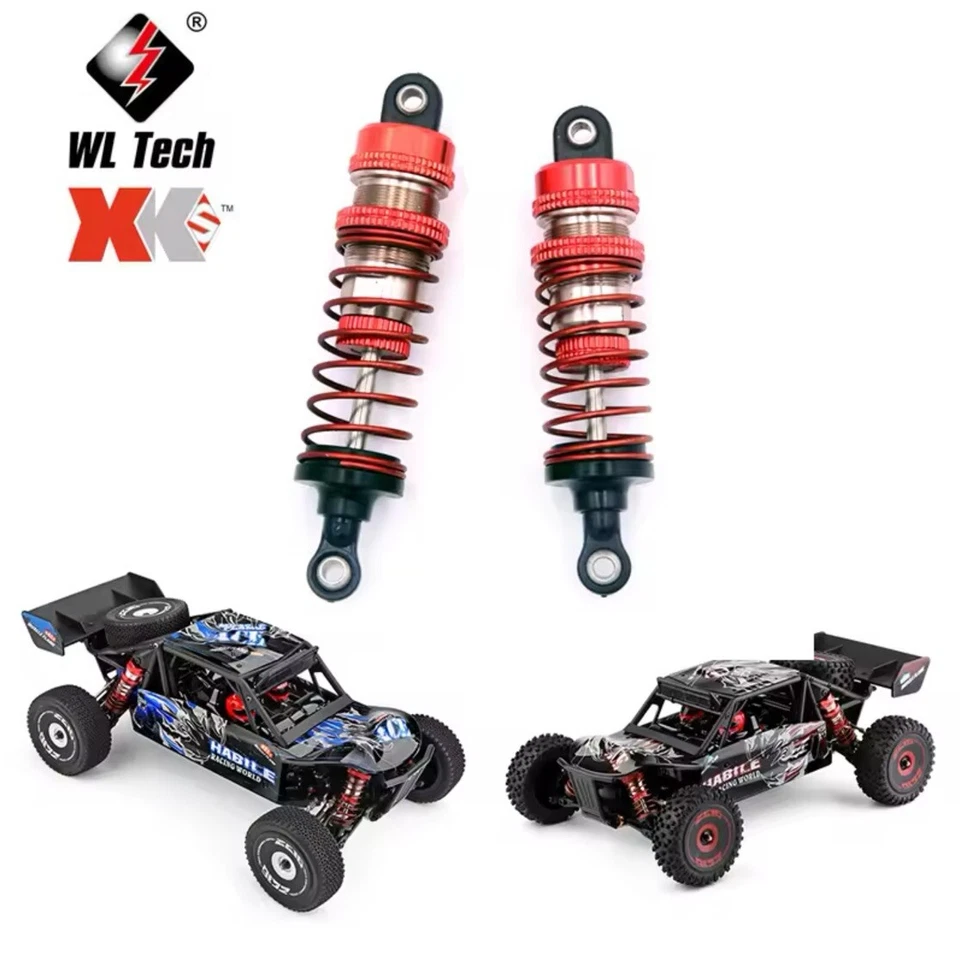 Amortiguador trasero WLtoys OEM 124016 124018-1849 1/14 y 1/12 144010 144011 2x Foto 4 de 4