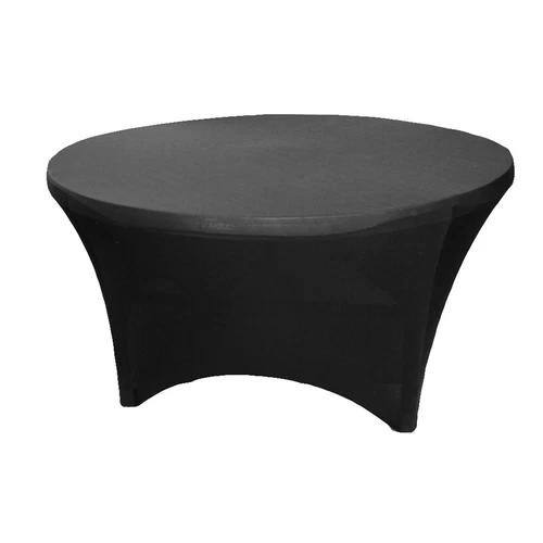 5 Fuß/6 Fuß Runde Spandex Tischdecke Tuch Hochzeit Party Home Decor Tischdecke - Bild 10 von 19