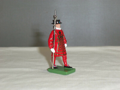 BRITAINS 41064 TOWER OF LONDON ZEREMONIAL BEEFEATER METALLSPIELZEUG SOLDAT FIGUR