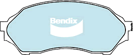 Bendix Heavy Duty Front Brake Pad Set for Mazda 323 Astina BJ, BJ10M 1.6L ZM Pet - Picture 1 of 1