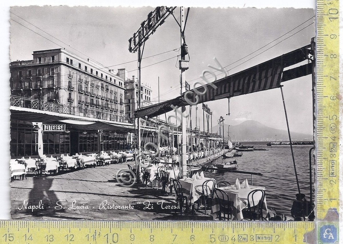 Cartolina - Postcard - Napoli - Ristorante Zi Teresa - 1950