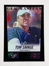 2014 Panini Score Hot Rookies Tom Savage #385 Gem Masters Black #1/1 Rookie READ