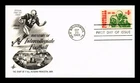 DR JIM STAMPS US COVER INTERCOLLEGIATE FOOTBALL 100TH ANNIVERSARY FDC ARTCRAFT