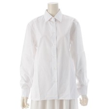 PRADA 24 years cotton Long sleeve shirt Dress shirts tops DNA02R white 42