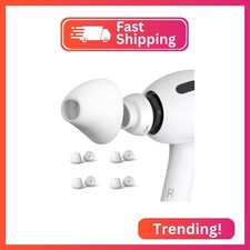 4 Pairs Ear Tips for AirPods Pro 1  2 Relief Pain  Fit in Case Noise Cancell
