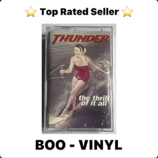Thunder The Thrill Of It All  Cassette Tape Album EX / EX Condition