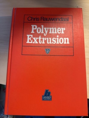 POLYMER EXTRUSION By Chris Rauwendaal - Hardcover, 1986