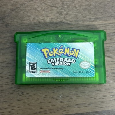 Pokemon Emerald Nintendo Gameboy Advance GBA - Authentic - NEW Battery