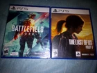 Ps5 mixed game lot The Last of Us part 1 Battlefield 2042