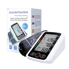 Digital Automatic Blood Pressure Monitor Upper Arm BP Machine Heart Rate Machine
